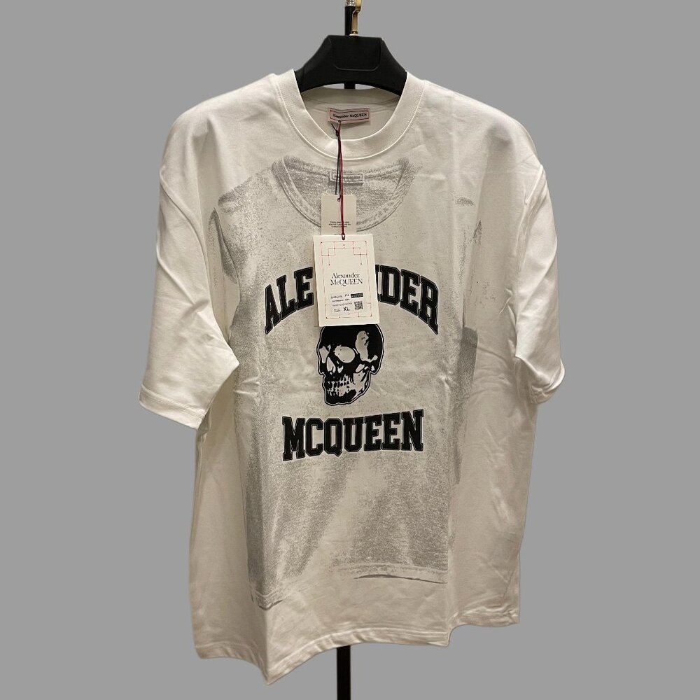 Alexander McQueen Men's Casual Cotton T-shirt Small